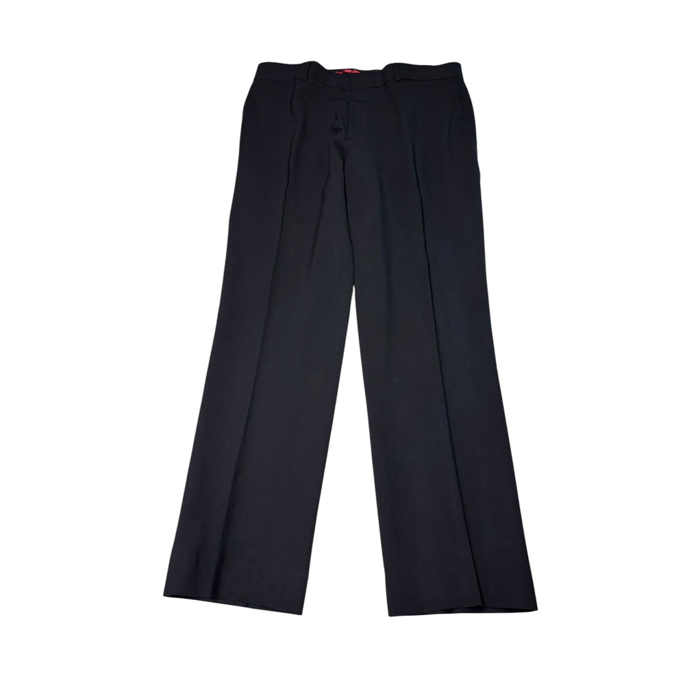 Hugo Boss Black Virgin Wool Blend Dress Trousers Pants Mens 52 42R 35x29